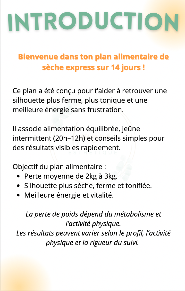 Sèche facile : plan complet